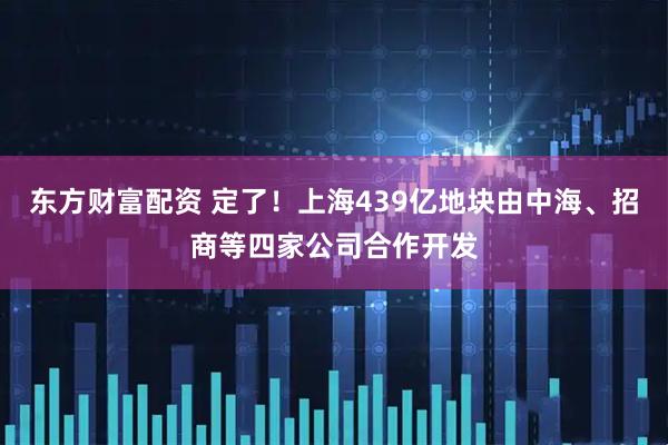 东方财富配资 定了！上海439亿地块由中海、招商等四家公司合作开发
